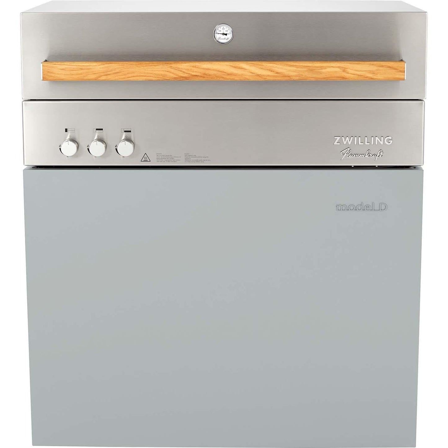 Flammkraft Model D Natural Gas Grill - Light Grey - 1030979 - Image 2