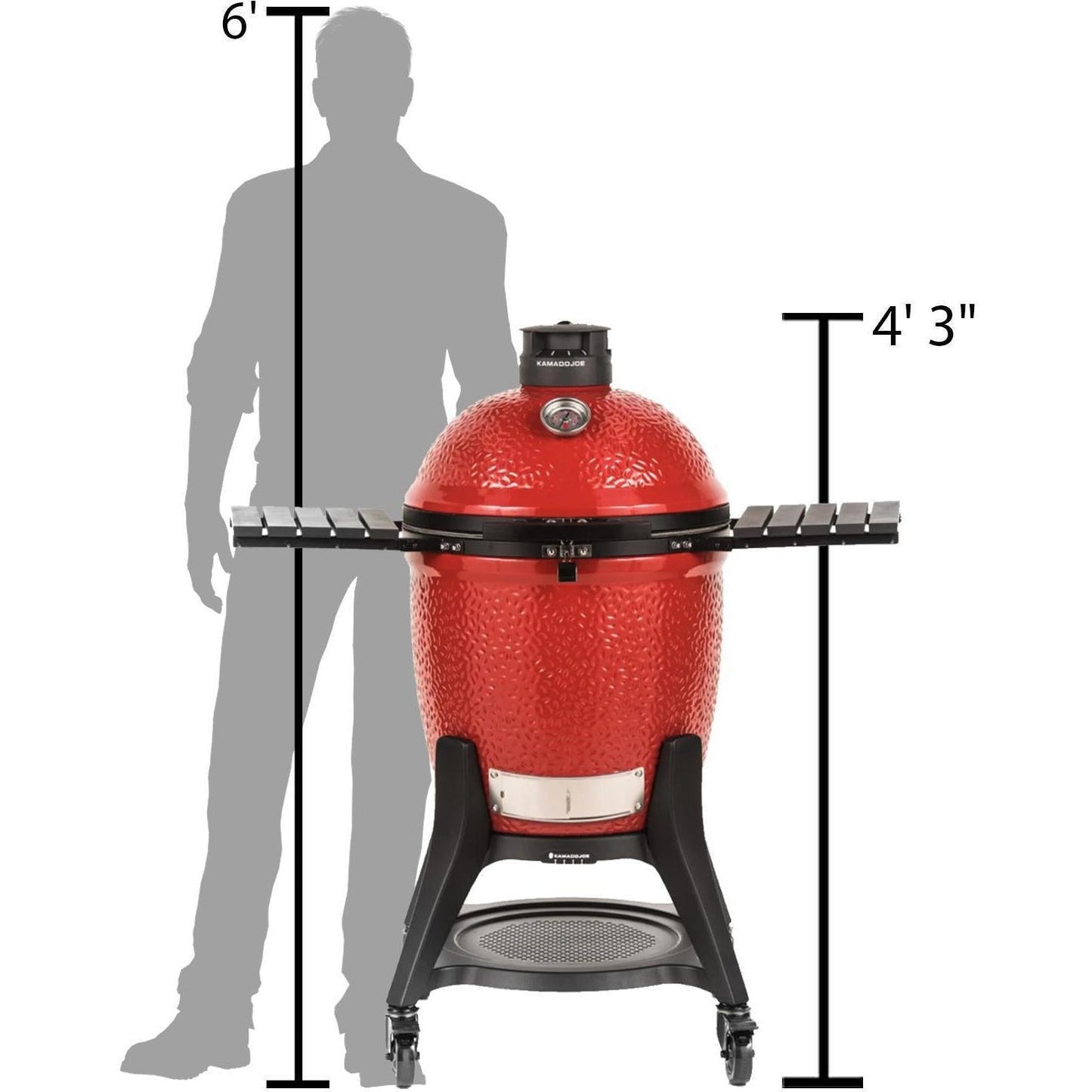 Kamado Joe Classic III 18-Inch Ceramic Kamado Grill - KJ15040921 - Image 2