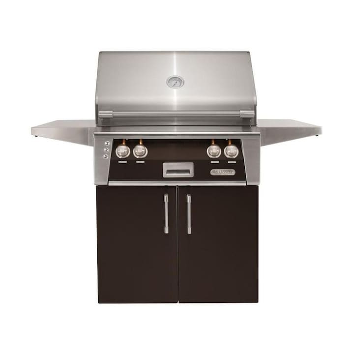 Alfresco ALXE 30-Inch Freestanding Natural Gas Grill With Sear Zone And Rotisserie in Jet Black Matte - ALXE-30SZC-NG-SM9005 - Image 1