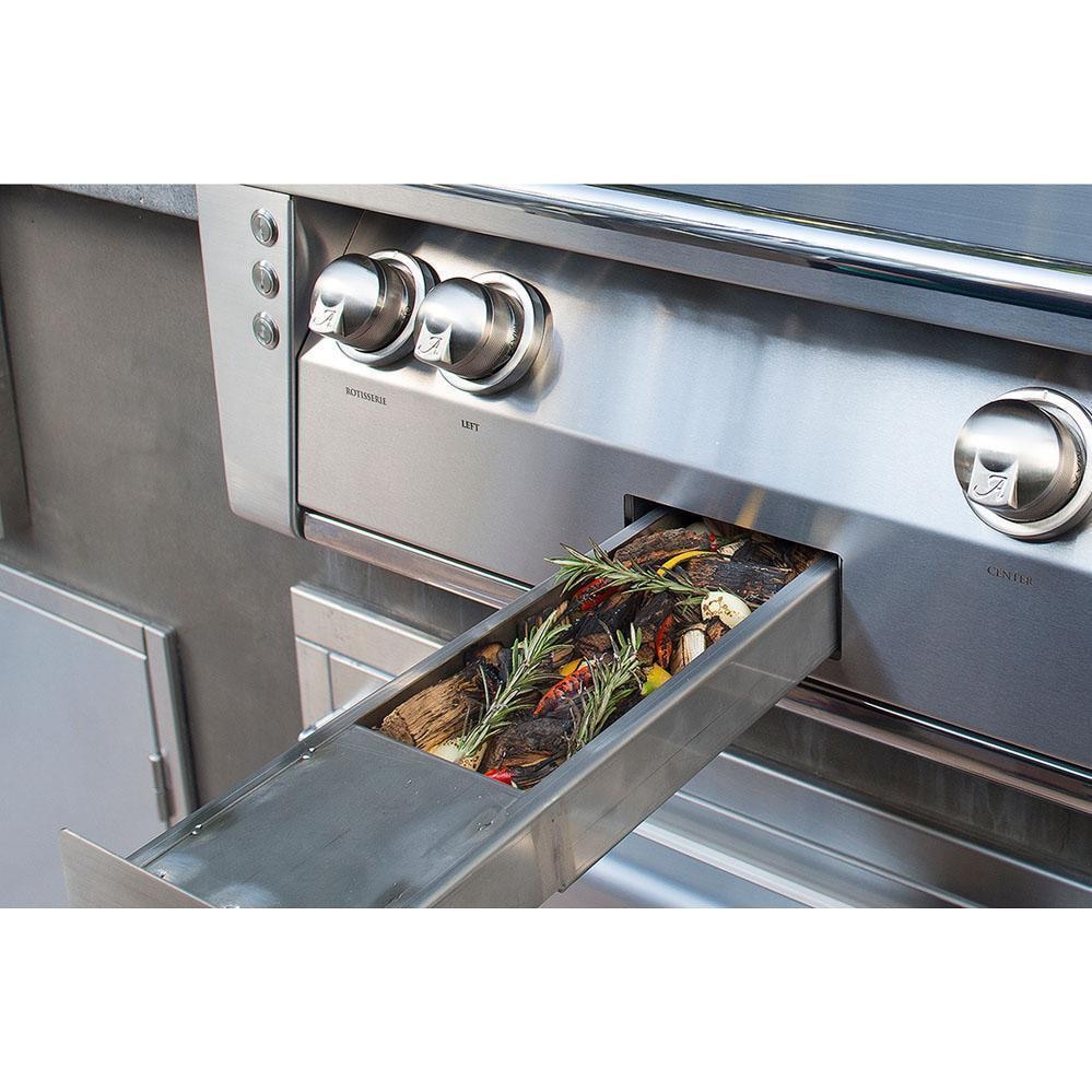 Alfresco ALXE 30-Inch Built-In Natural Gas Grill With Rotisserie in Jet Black Matte - ALXE-30-NG-SM9005 - Image 2