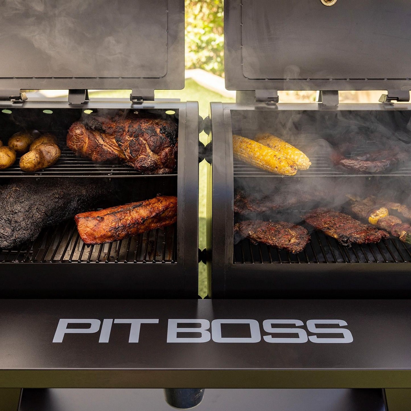 Pit Boss Charcoal/Pellet Combo Grill - 11013 - Image 3