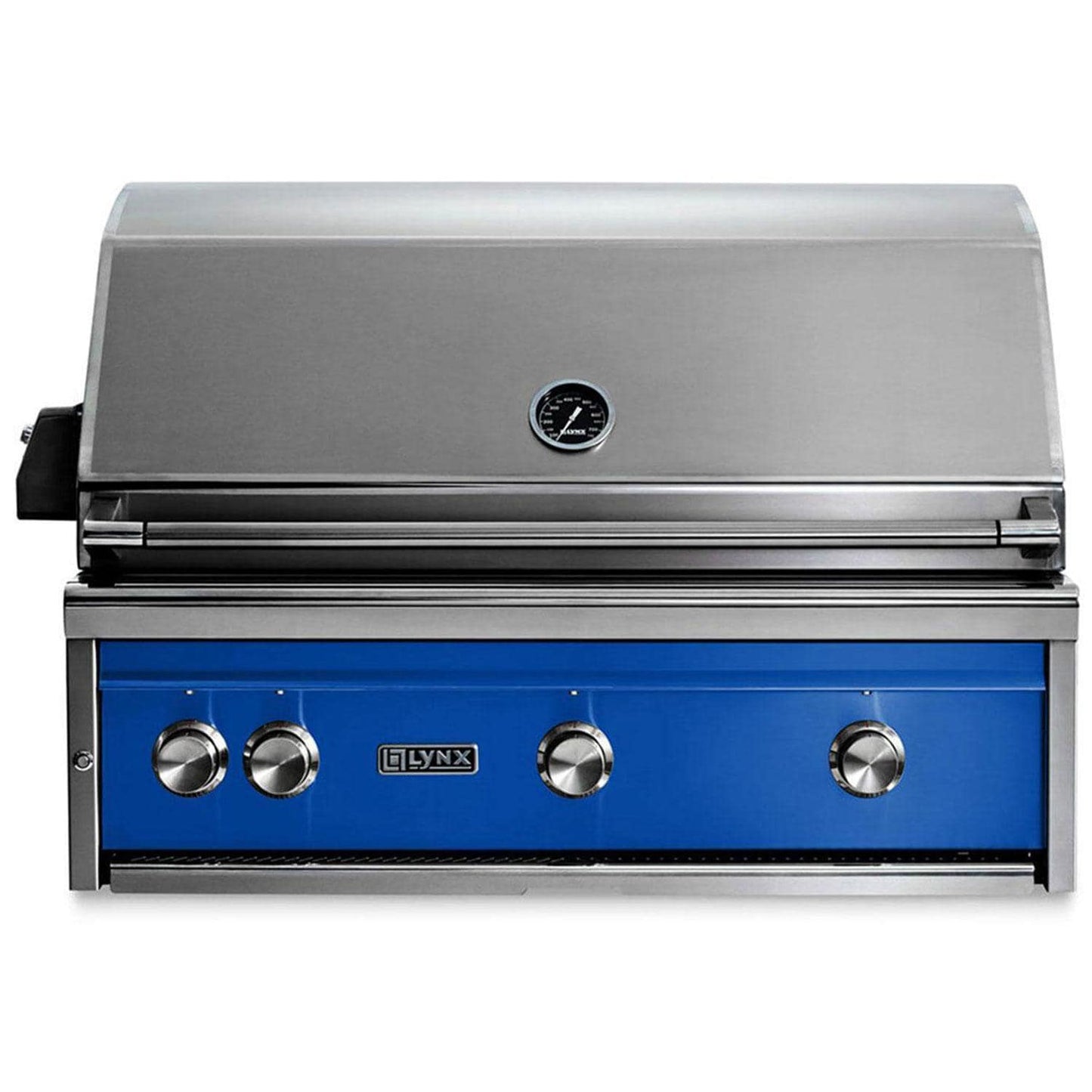 Lynx Professional 36 Inch Built-In Natural Gas Grill w/ One Infrared Trident Burner & Rotisserie in Pacific Blue - L36TR-PBNG - Image 1