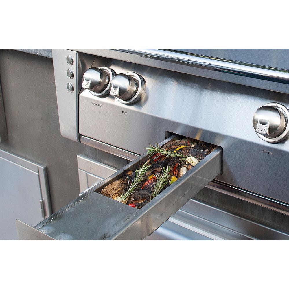 Alfresco ALXE 30-Inch Built-In Natural Gas Grill With Sear Zone And Rotisserie in Blue Lilac - ALXE-30SZ-NG-S4005 - Image 3