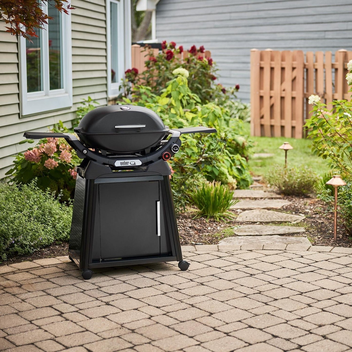 Weber Q2800N+ Propane Gas Grill - Midnight Black - 1500390 - Image 1