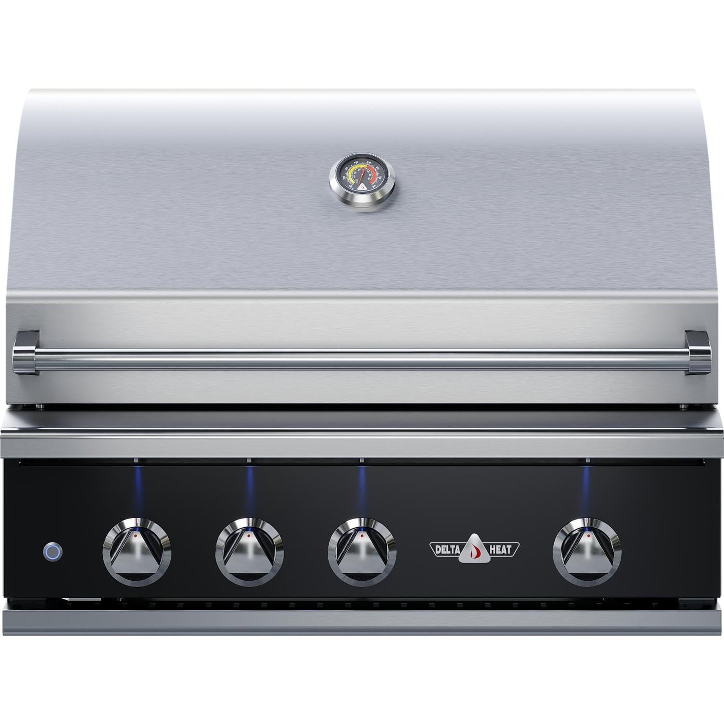 Delta Heat 32-Inch 3-Burner Built-In Propane Grill w/ Rotisserie - Black Control Panel - DHBQ32R-KL - Image 1