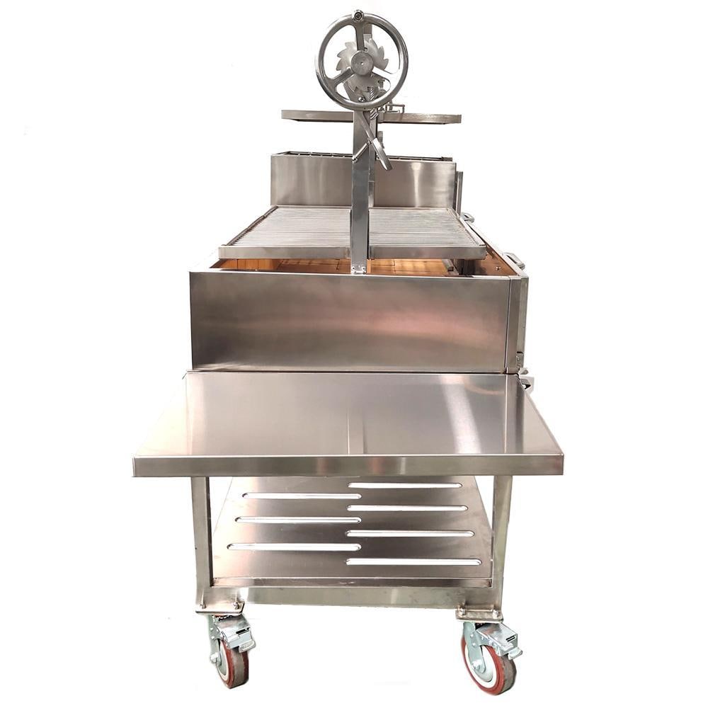 Tagwood BBQ XL Double Argentine Santa Maria Wood Fire & Charcoal Grill - BBQ24SS - Image 6