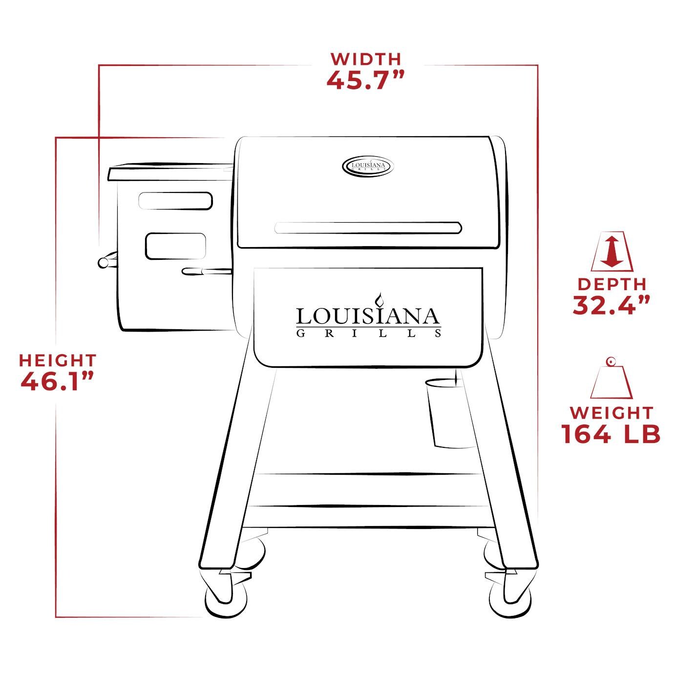 Louisiana Grills LG0800BL Black Label Series Pellet Grill W/ Wi-Fi Control - 10638 - Image 12