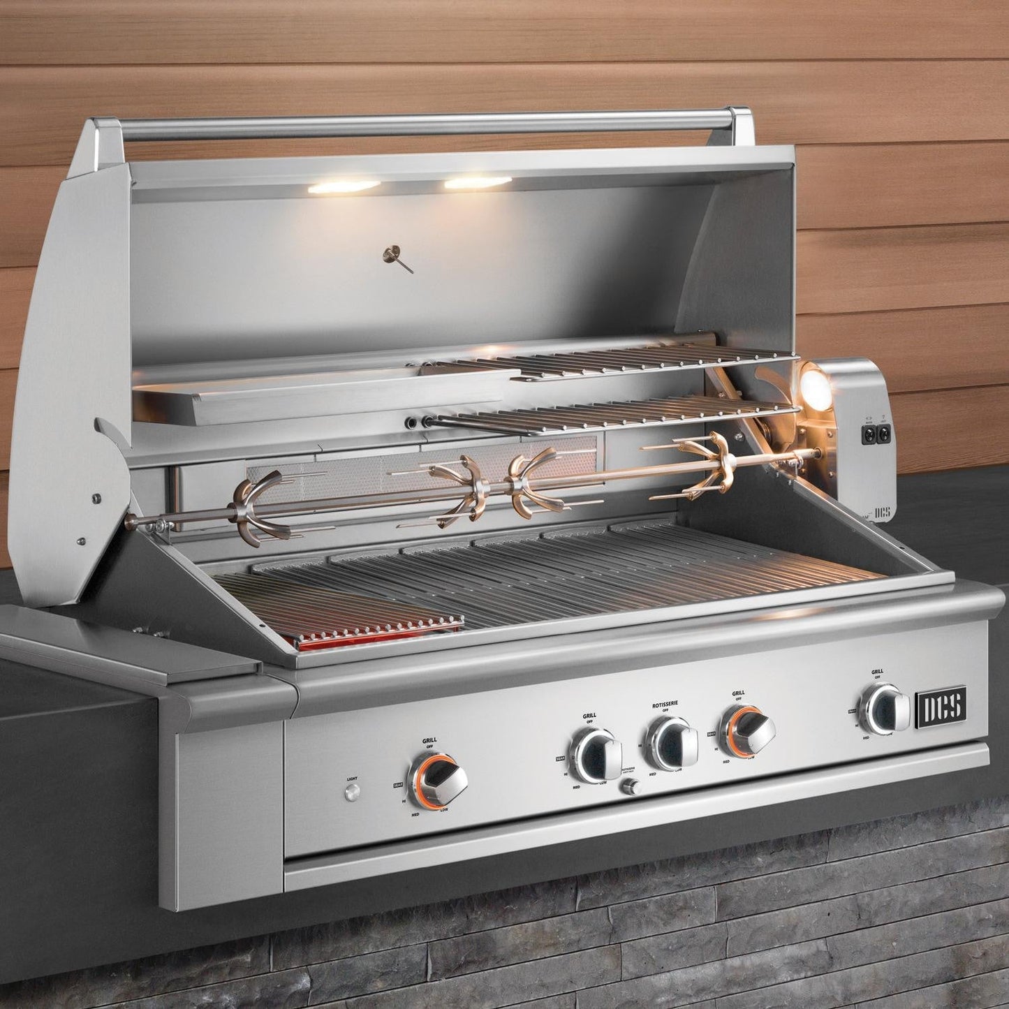 DCS Series 9 48-Inch Built-In Natural Gas Grill With Rotisserie - BE1-48RC-N - Image 4