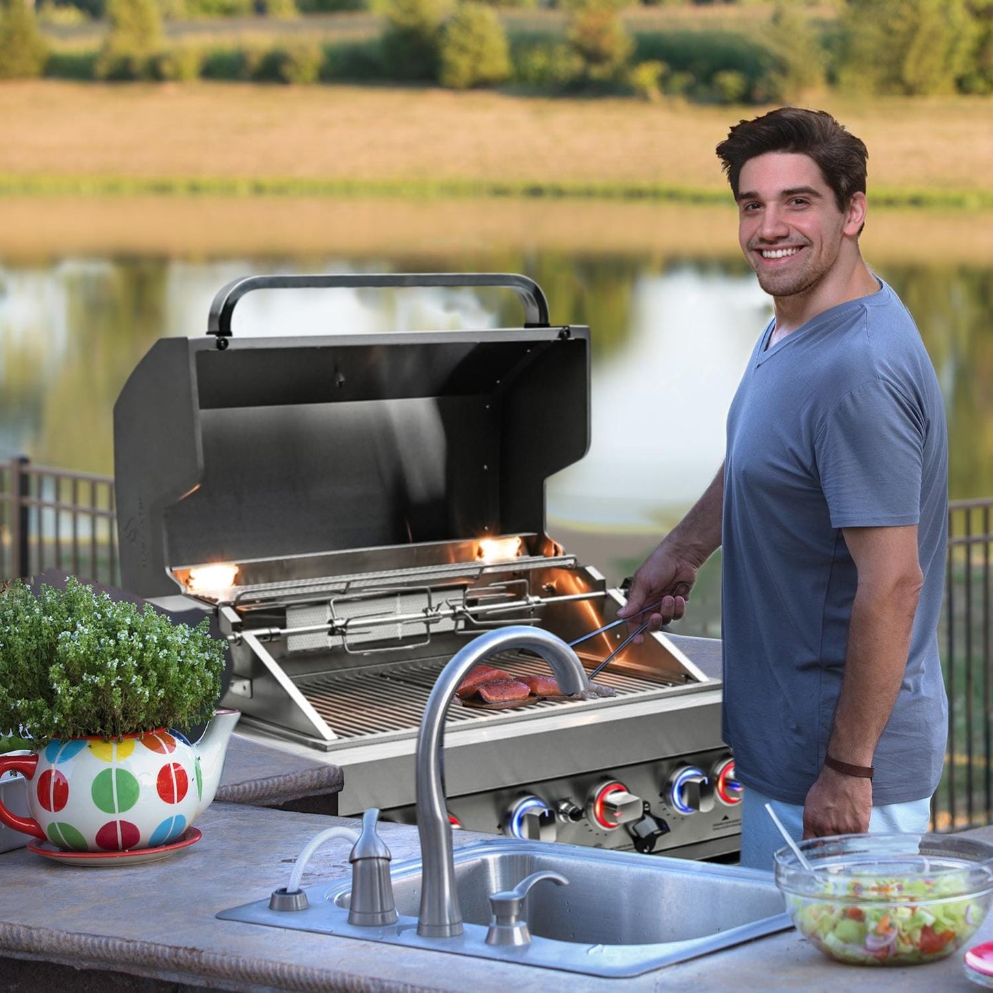 Mont Alpi 400 32-Inch Built-In Propane Gas Grill - MABi400 - Image 17