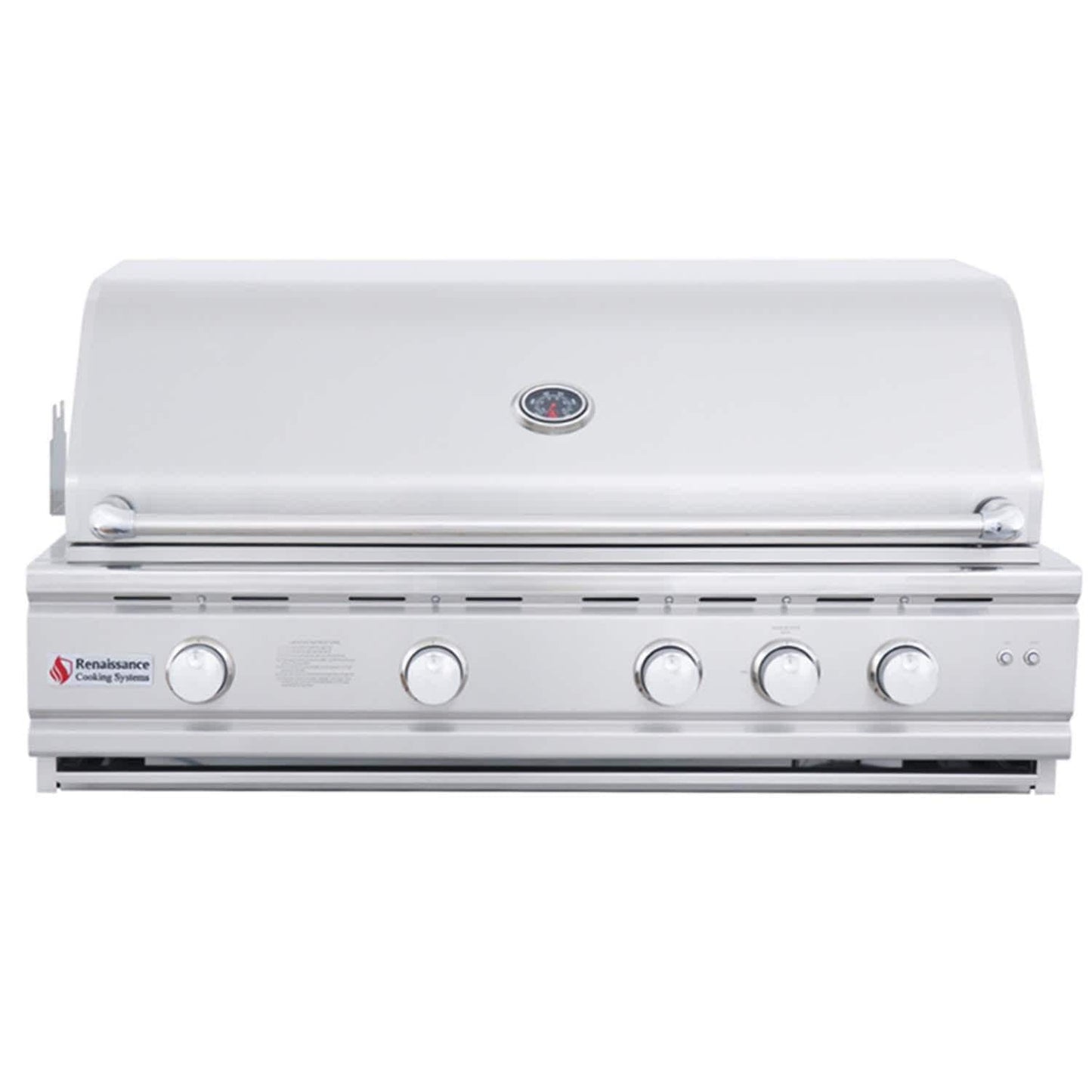 RCS Cutlass Pro 42 Inch Built-In Natural Gas Grill w/ Ceramic Briquette Tray Flame Tamers - RON42B - Image 4