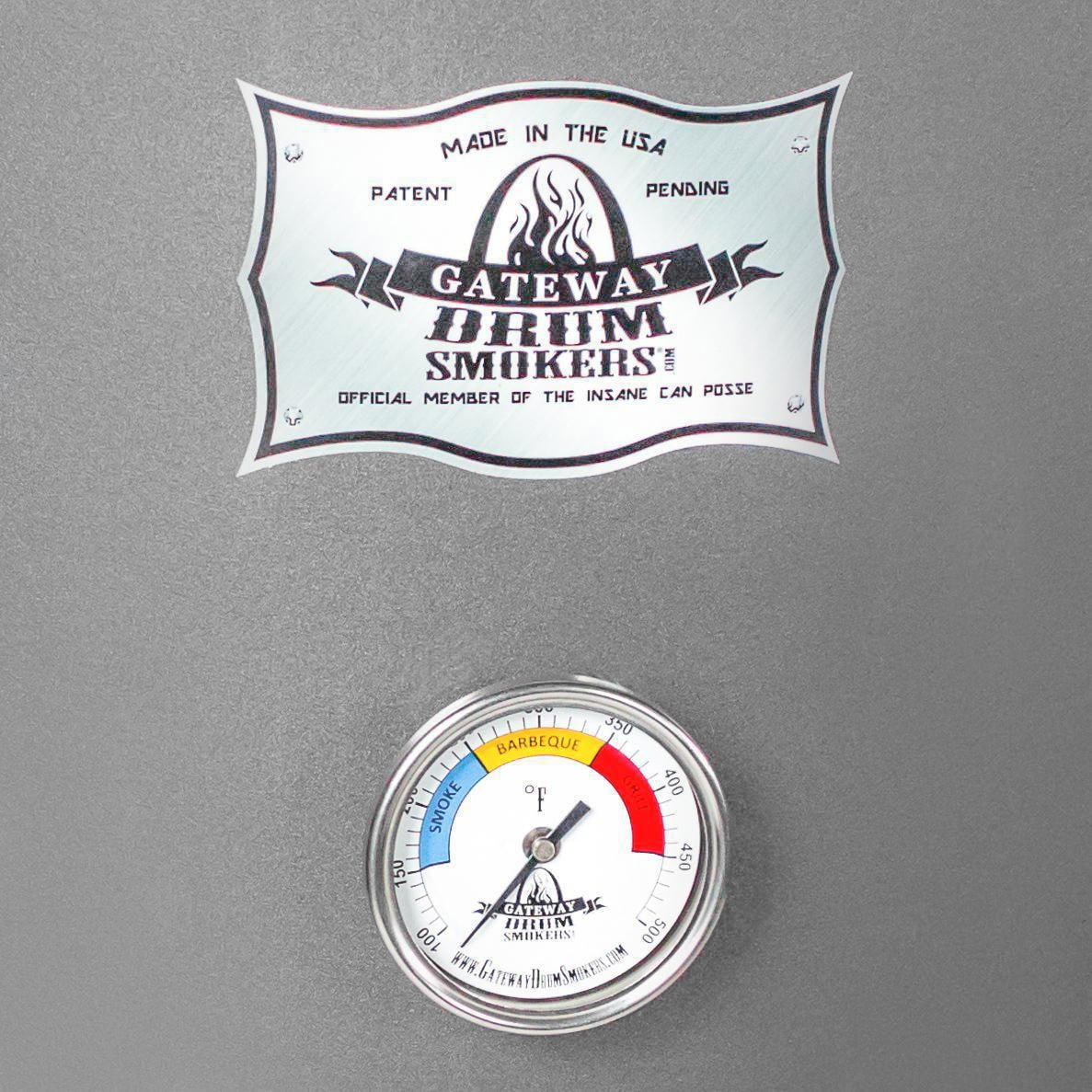 Gateway Drum Smokers 55 Gallon Charcoal BBQ Smoker - Matte Charcoal - 559FC - Image 4