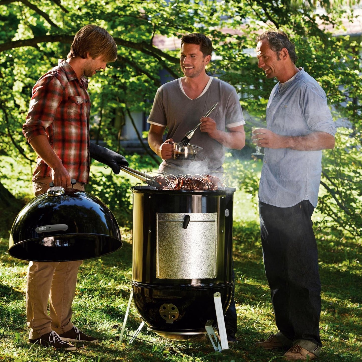 Weber Smokey Mountain Cooker 22-Inch Charcoal Smoker - 731001 - Image 2