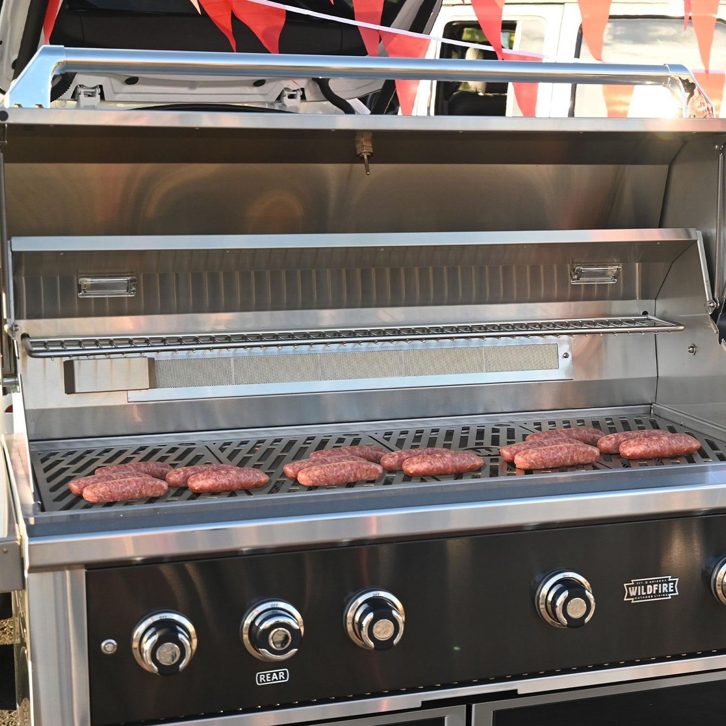 Wildfire Ranch Pro 42-in 4 Burner Black 304 SS Propane Gas Grill - WFPRO42G-BSS-LP