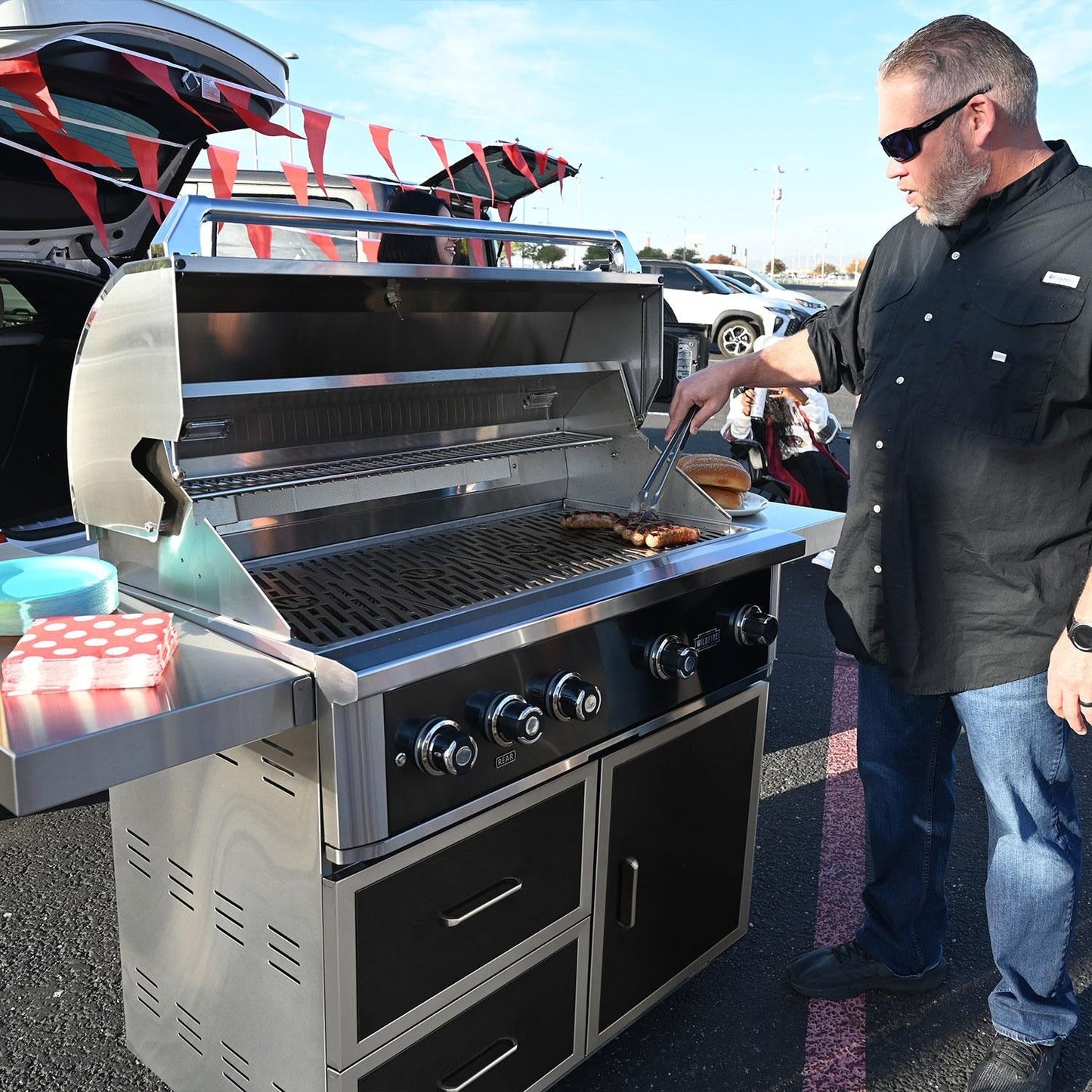 Wildfire Ranch Pro 42-in 4 Burner Black 304 SS Natural Gas Grill - WFPRO42G-BSS-NG - Image 3