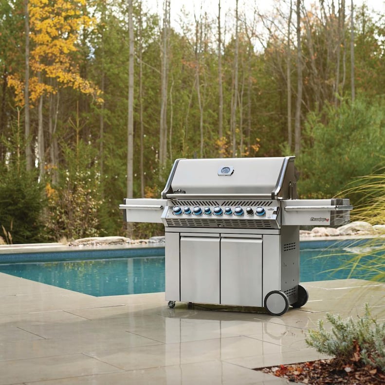 Napoleon Prestige PRO 665 5-Burner Natural Gas Grill w/ Rotisserie & Side Burner - PRO665RSIBNSS-3 - Image 2