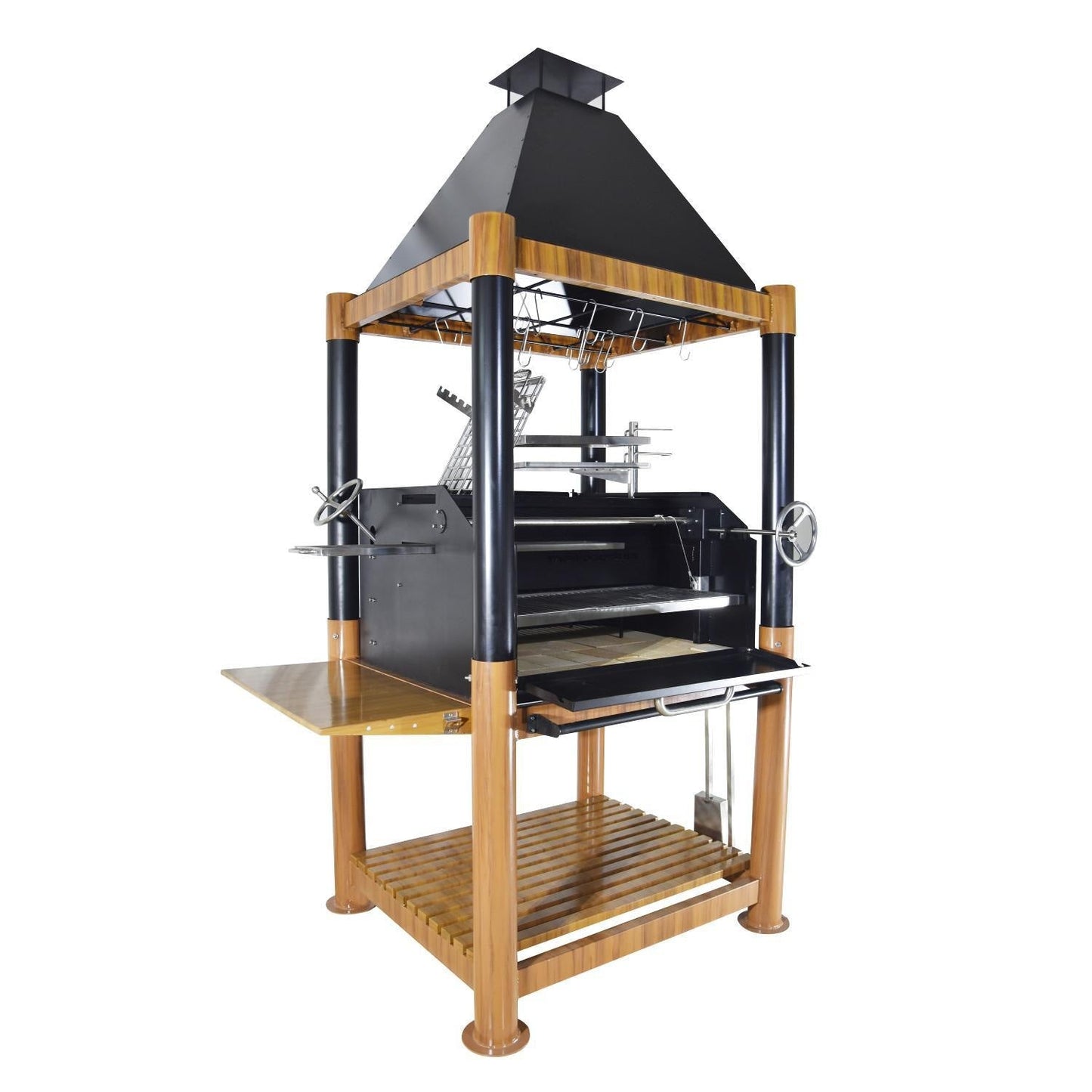 Tagwood BBQ Beast Argentine Wood Fire & Charcoal Grill - BBQ02SI - Image 3