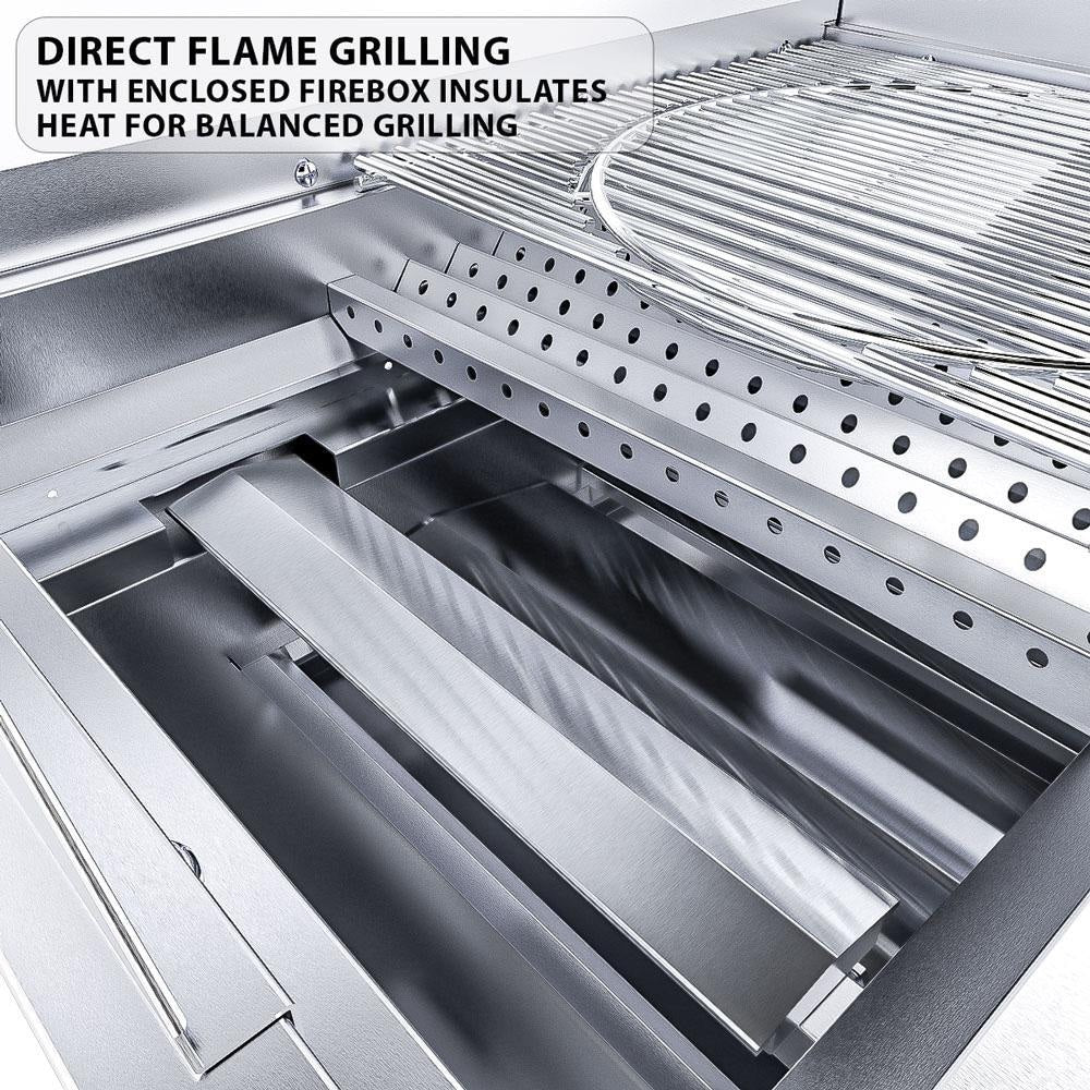 Sunstone Ruby 36-in 4-Burner Built-In Natural Gas Grill - Ruby4B-NG - Image 3