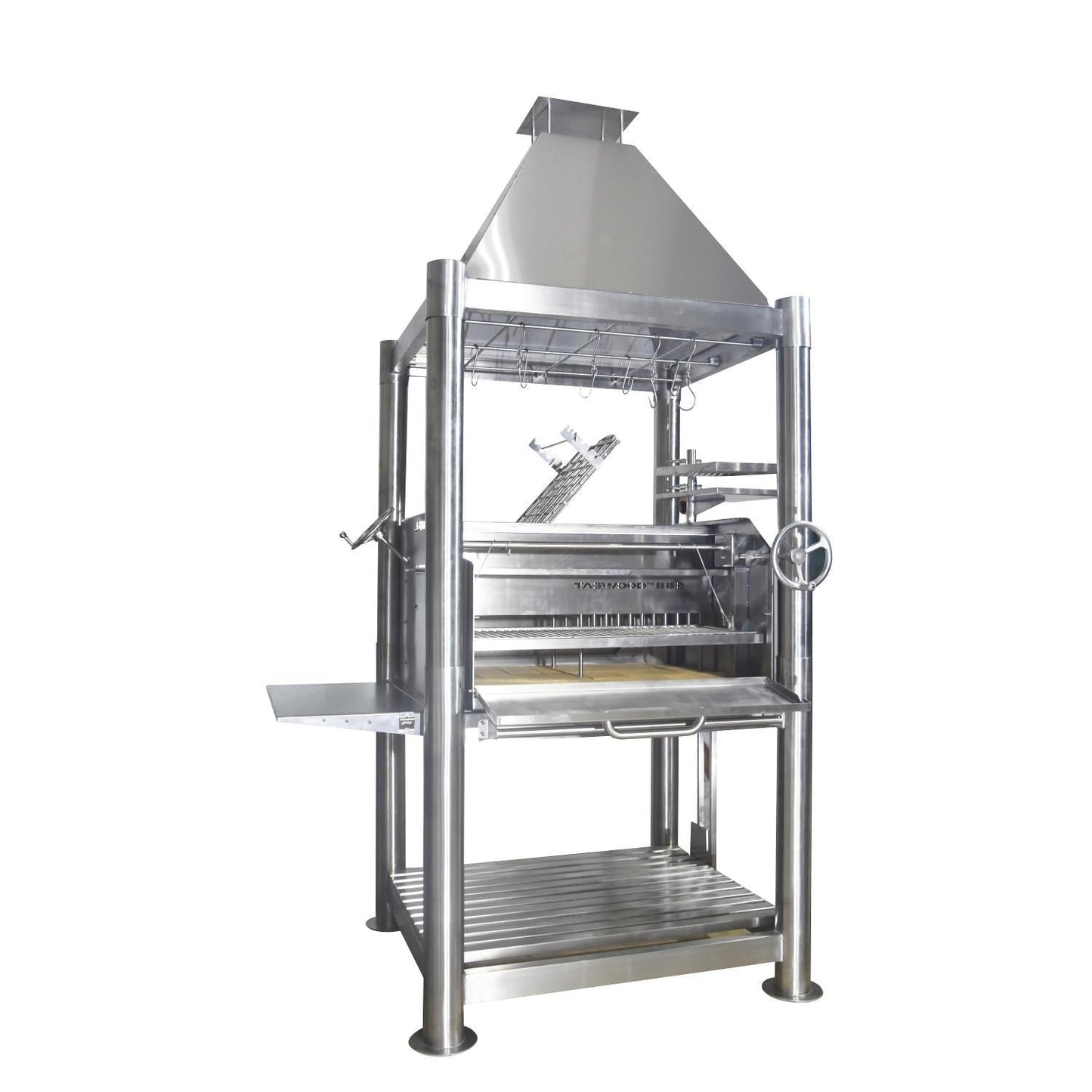 Tagwood BBQ Silver Bullet Argentine Wood Fire & Charcoal Grill - All Stainless Steel - BBQ02SS - Image 3