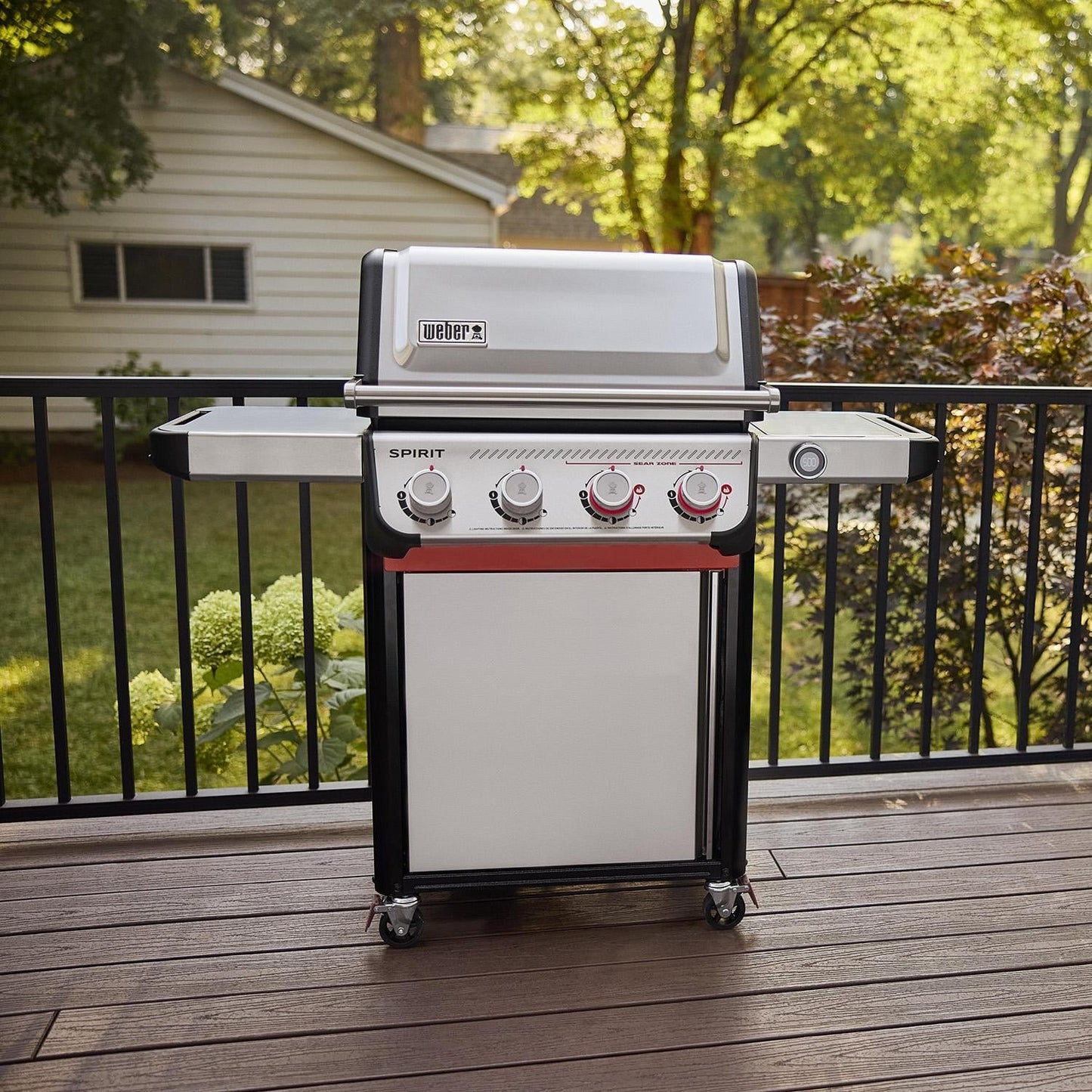 Weber Spirit SP-425 4 Burner Propane Grill - Stainless Steel - 1501056 - Image 2