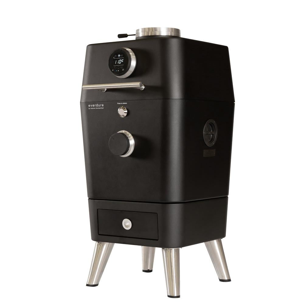 Everdure 4K 21-in Charcoal Grill & Smoker - Black - HBCE4KBUS - Image 6