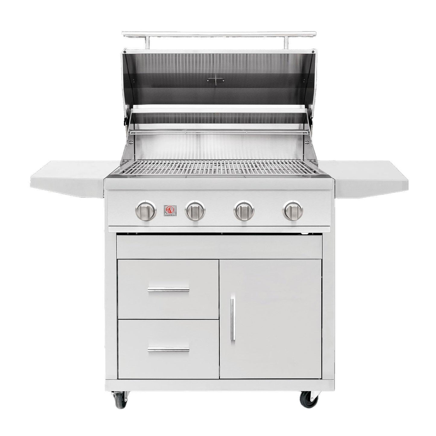 Summerset Sizzler Pro 32-in 4 Burner Freestanding Propane Grill w/ Rear Infrared Burner