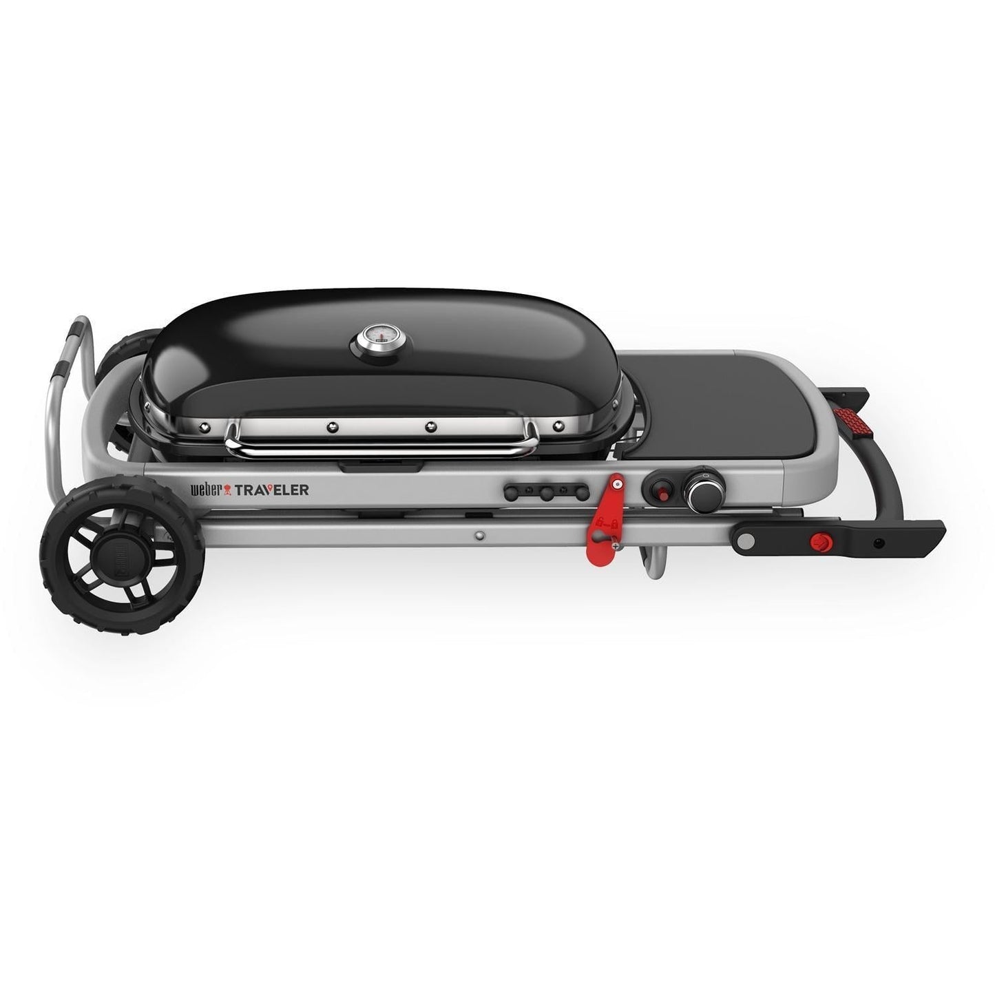 Weber Traveler Folding Portable Propane Gas Grill - Black - 9010001 - Image 5