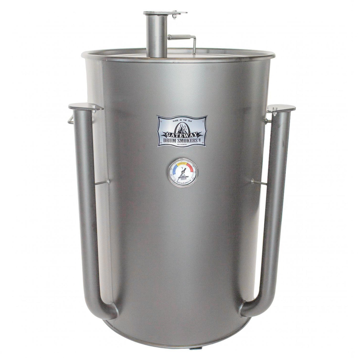 Gateway Drum Smokers 55 Gallon Charcoal BBQ Smoker - Matte Charcoal - 559FC - Image 1