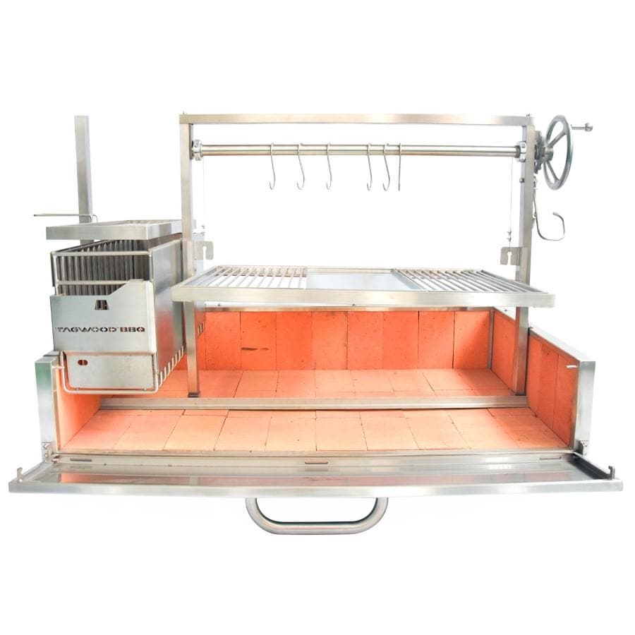 Tagwood BBQ XL Built-In Argentine Santa Maria Wood Fire & Charcoal Grill - BBQ25SS - Image 4
