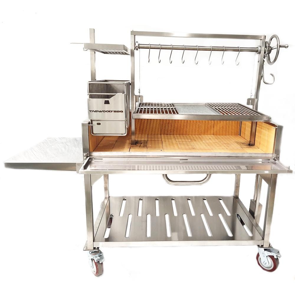 Tagwood BBQ XL Argentine Santa Maria Wood Fire & Charcoal Grill - BBQ23SS - Image 4