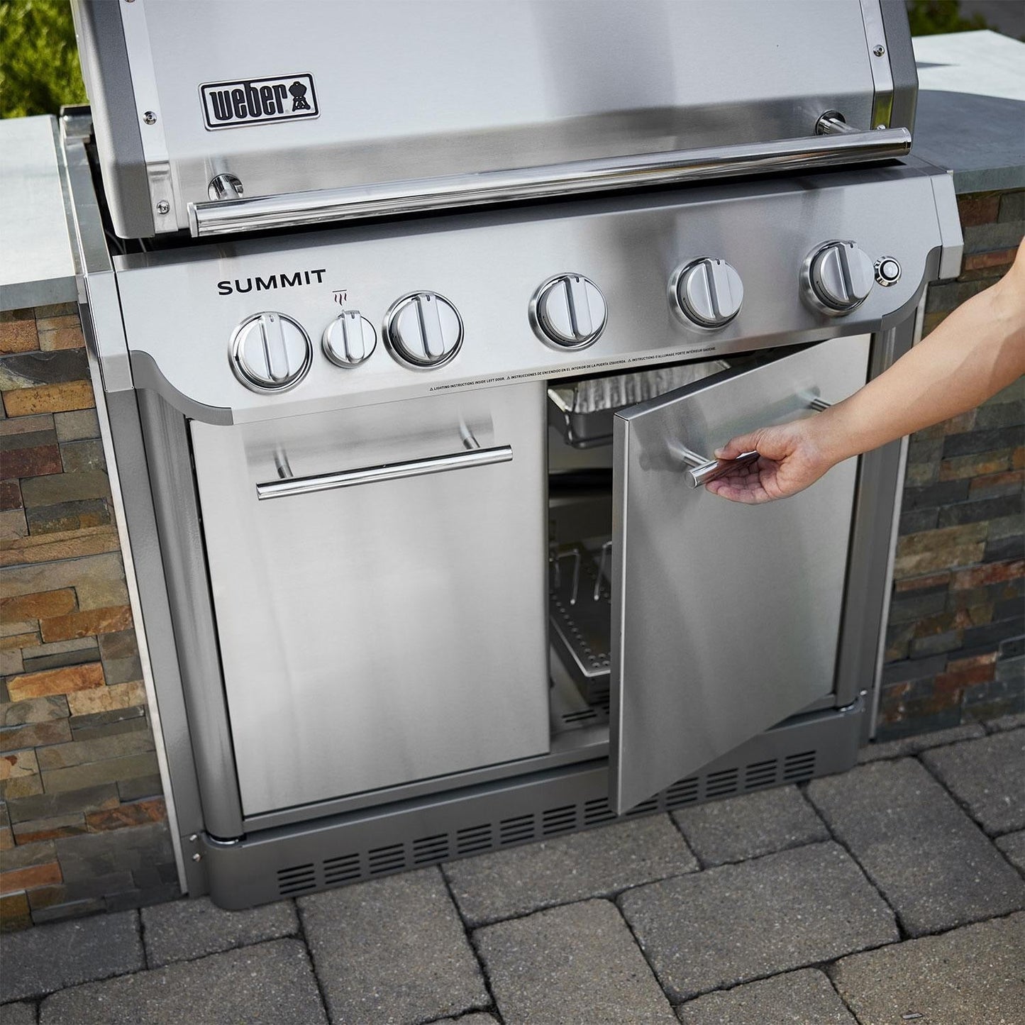 Weber Summit SB38 S Built-In Propane Grill - Stainless Steel - 1500042 - Image 7