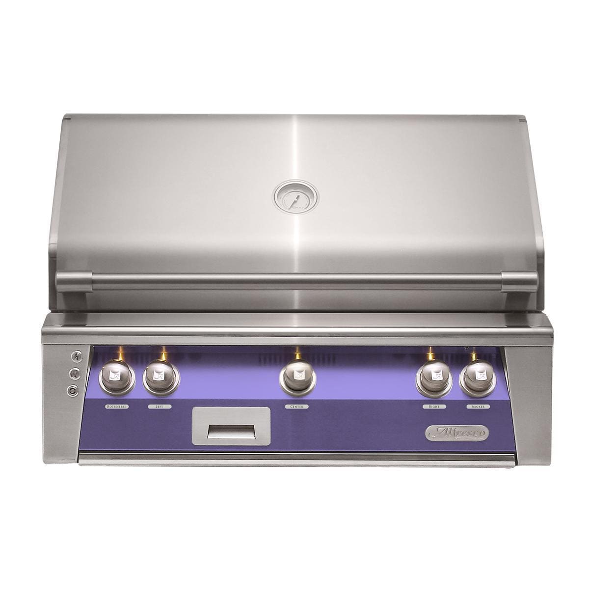 Alfresco ALXE 36-Inch Built-In Propane Grill With Sear Zone And Rotisserie in Blue Lilac - ALXE-36SZ-LP-S4005 - Image 1