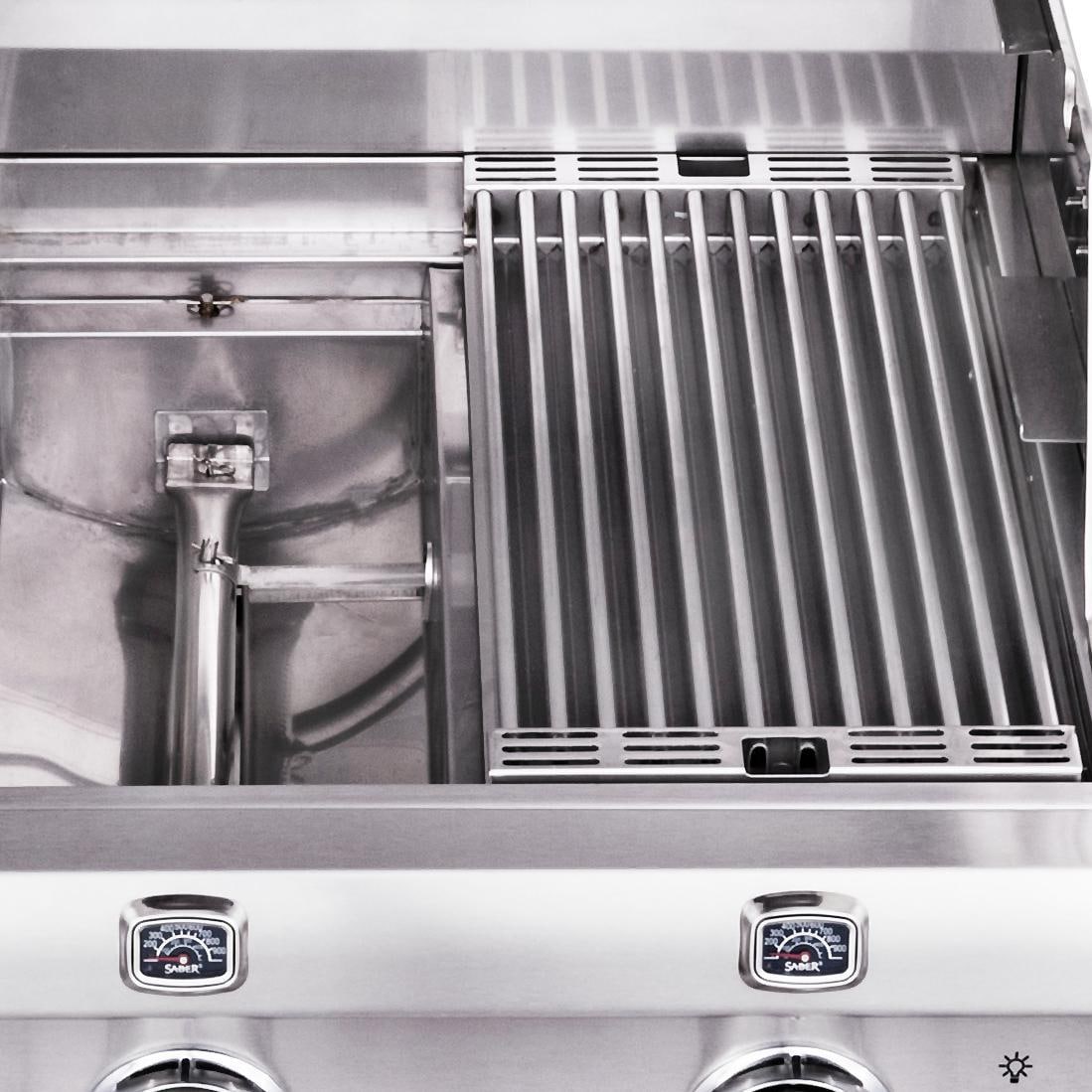Saber Elite 1670 40-Inch 4-Burner Infrared Propane Gas Grill With Side Burner - R67SC0917 - Image 5