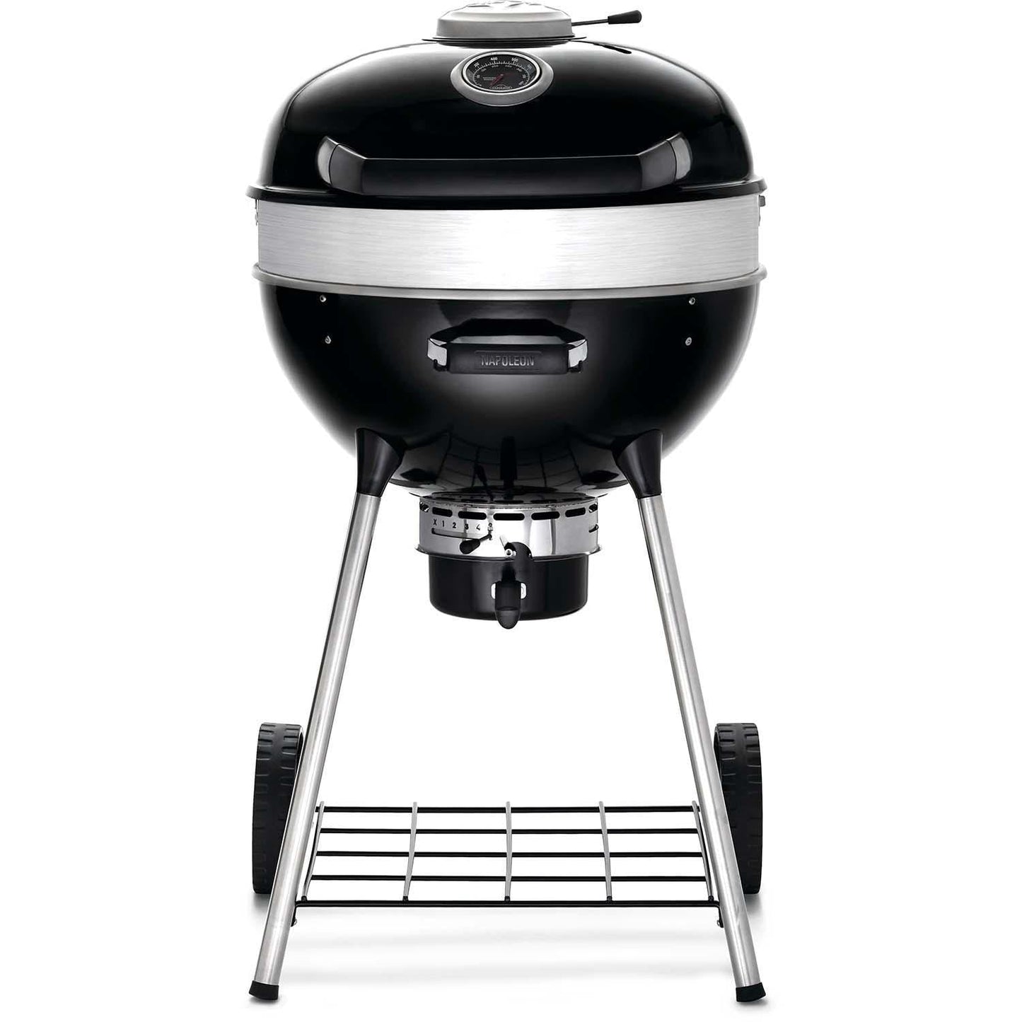 Napoleon PRO 22 Inch Charcoal Kettle Grill - Black - PRO22K-LEG-3 - Image 1