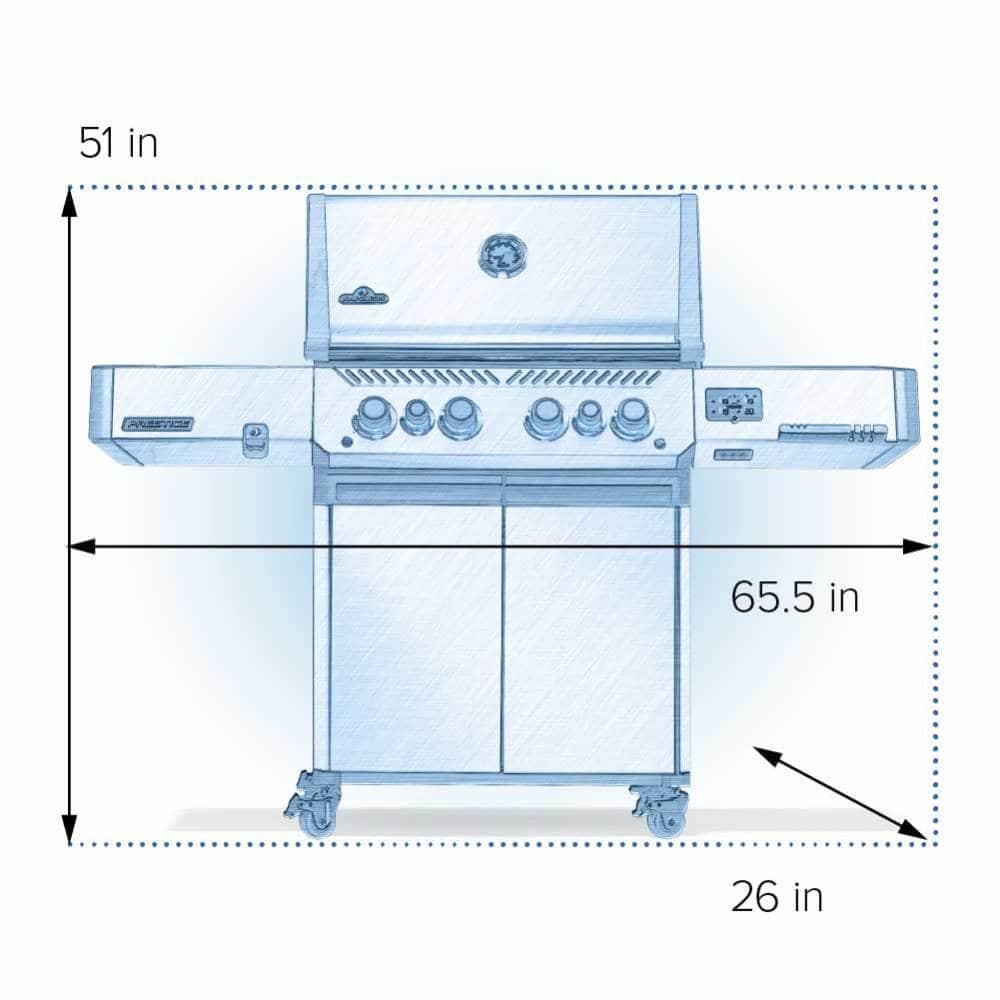 Napoleon Prestige 500 Connected 4-Burner Propane Grill w/ Rotisserie, WiFi & Bluetooth - P500VXRSIBPSS - Image 2