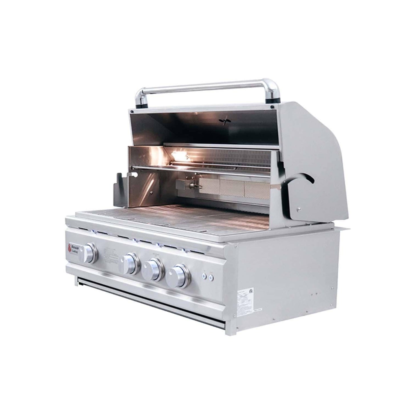 RCS Cutlass Pro 30 Inch Built-In Natural Gas Grill w/ Ceramic Briquette Tray Flame Tamers - RON30B - Image 10