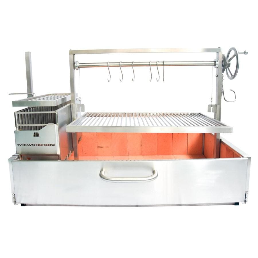 Tagwood BBQ XL Built-In Argentine Santa Maria Wood Fire & Charcoal Grill - BBQ25SS - Image 2