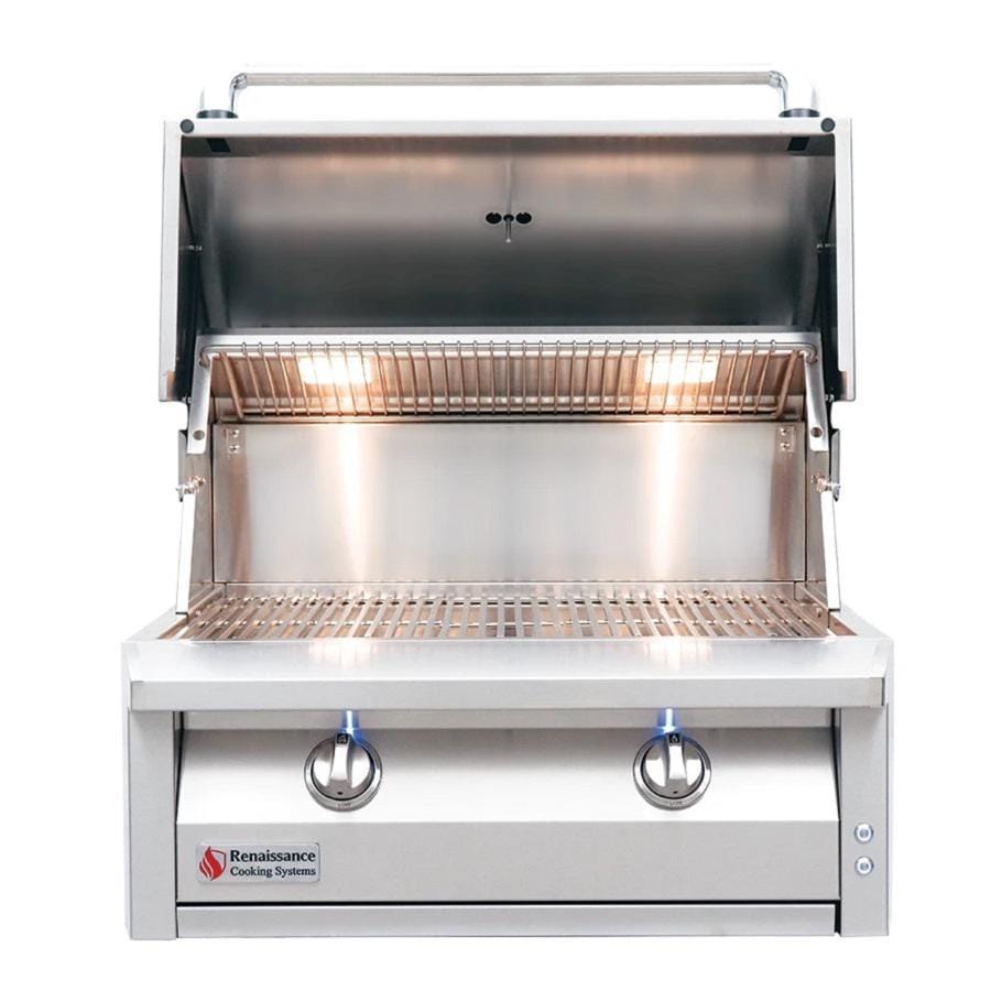 American Renaissance Grill by RCS 30-Inch 2-Burner Freestanding Natural Gas Grill - ARG30 - Image 4