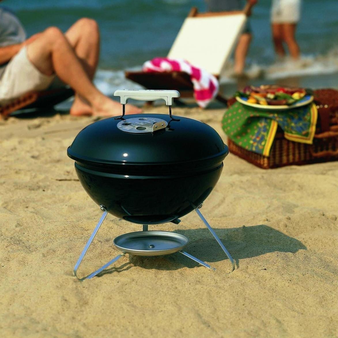 Weber Smokey Joe 14-Inch Portable Charcoal Grill - Black - 10020 - Image 2