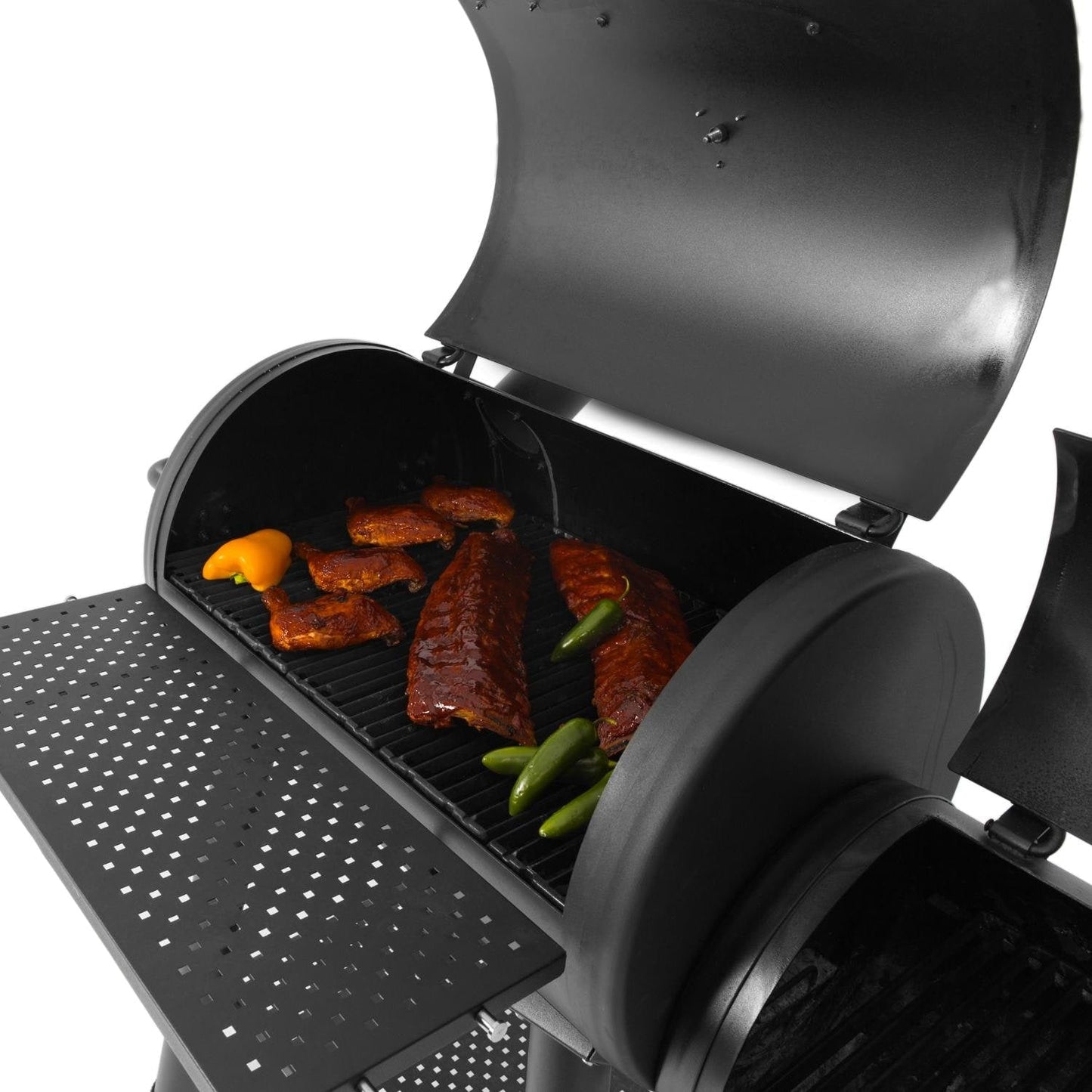 Broil King Smoke XL 32-Inch Offset Charcoal Smoker - Black - Image 3
