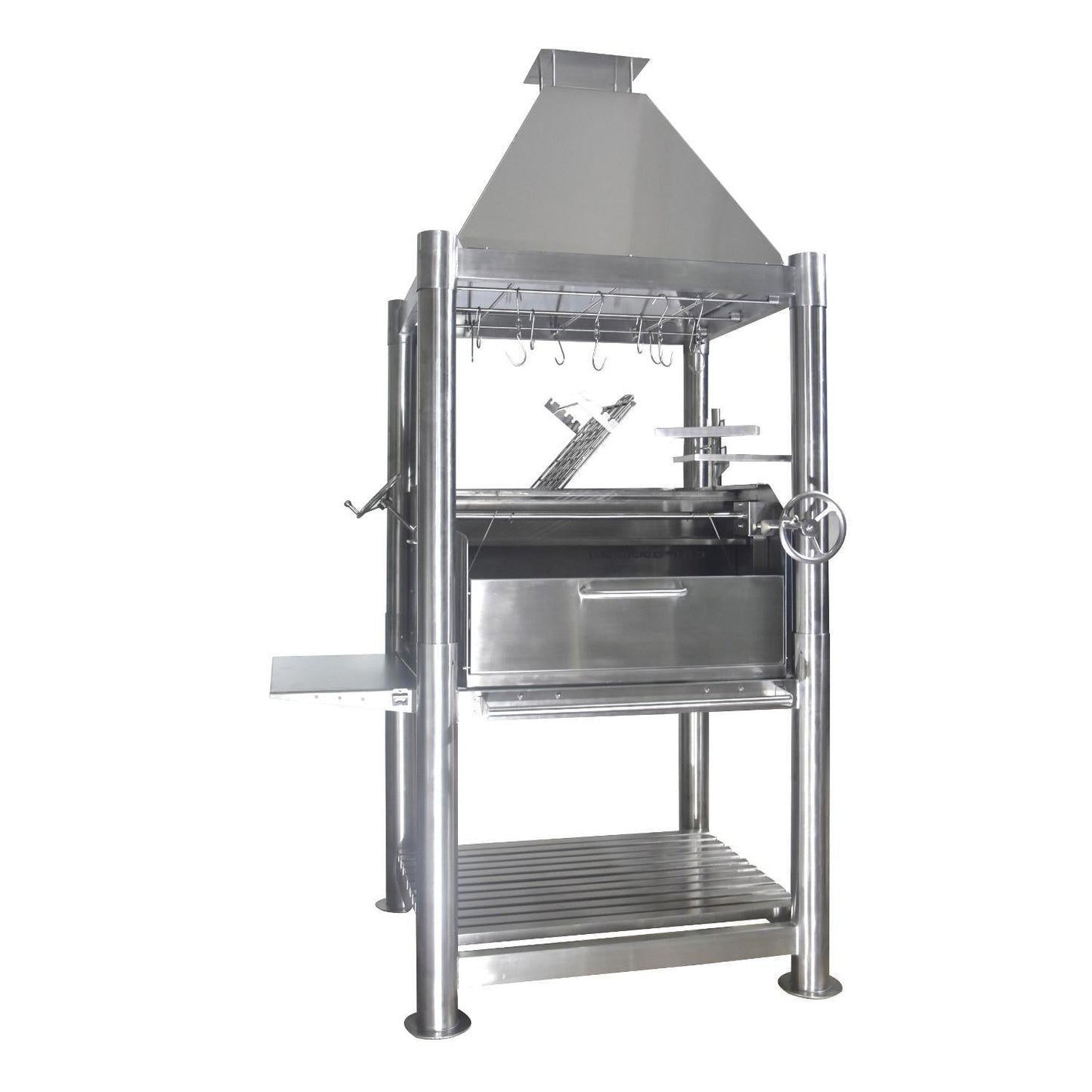 Tagwood BBQ Silver Bullet Argentine Wood Fire & Charcoal Grill - All Stainless Steel - BBQ02SS - Image 2