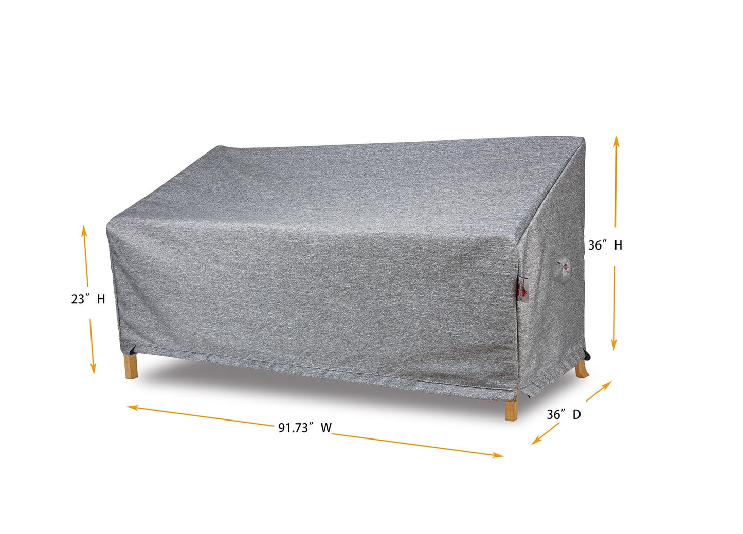 Sofa Cover Large - 91.73"Wx36"Dx23"/36"H Platinum