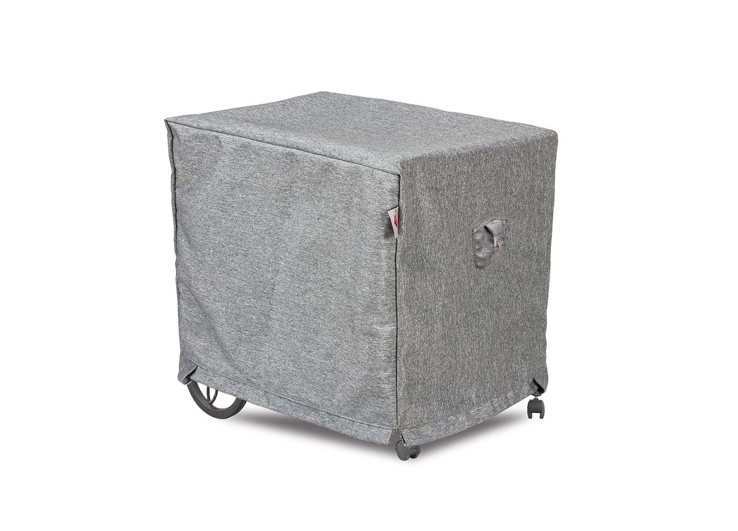 Tea Cart Cover Rectangle - 26''W x 37.5''D x 32''/33.5''H Platinum
