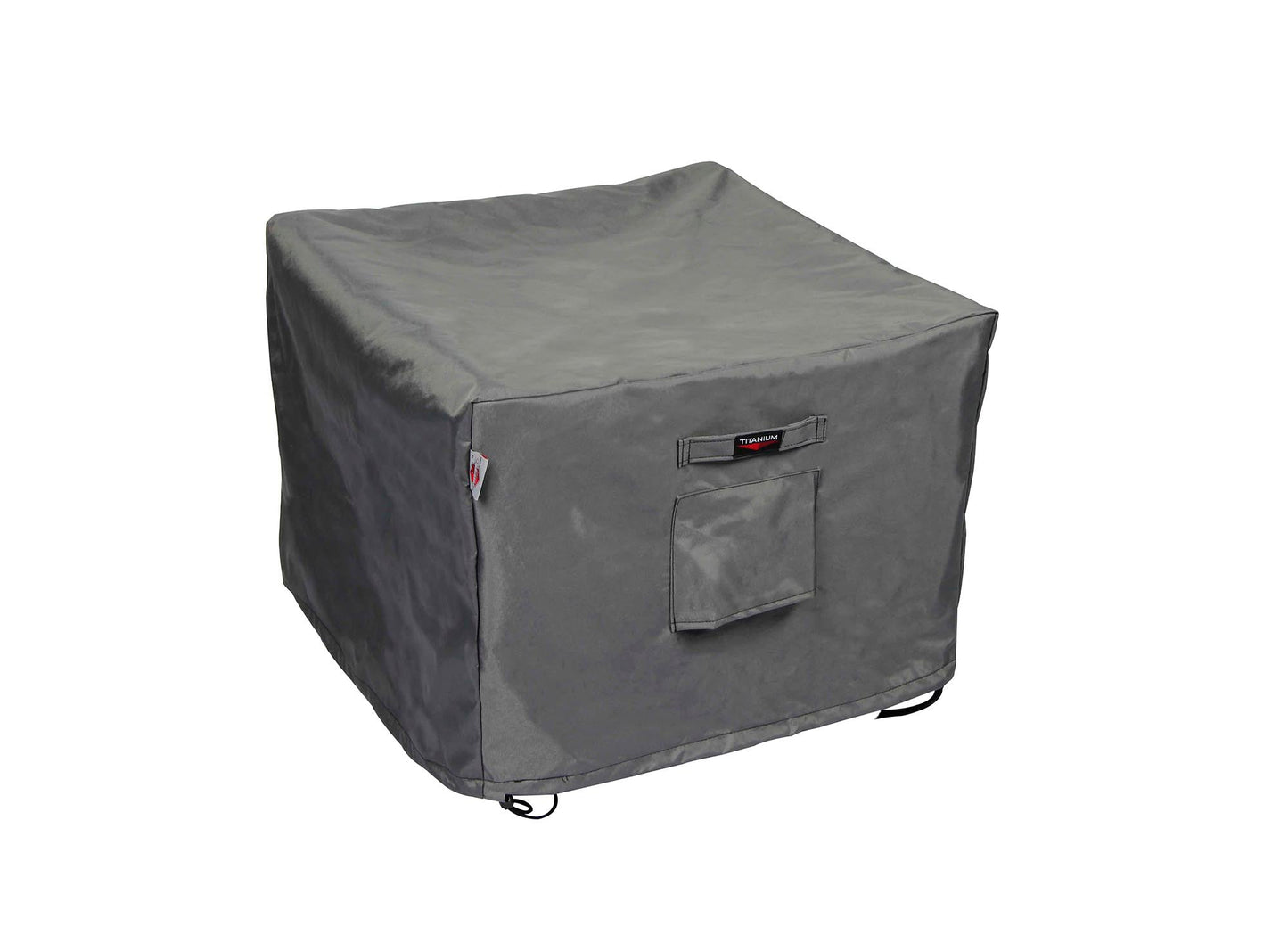 Accent Table Cover Titanium Square - 26"Wx 26"D x 21"H