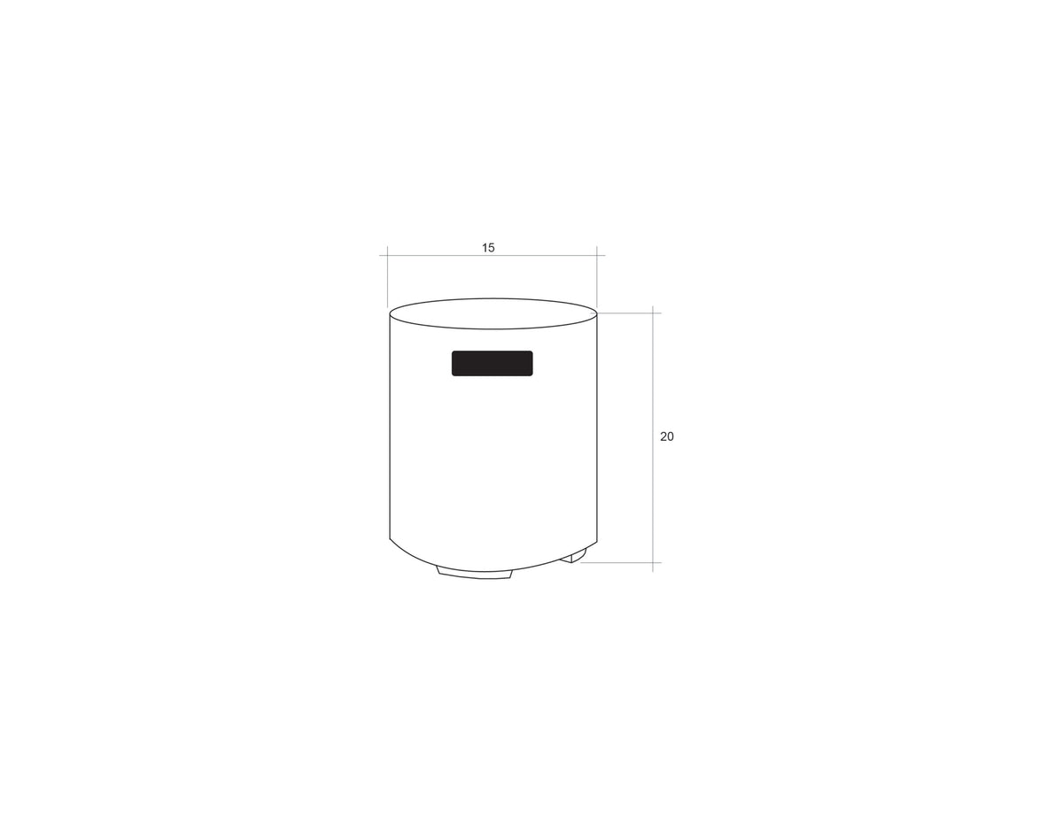 Orinda - Propane Enclosure diagram
