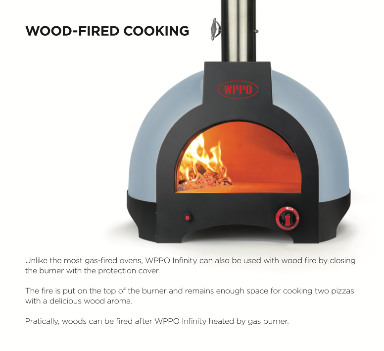 WPPO - Infinity 66 Wood / Gas Hybrid - 3 Pizza Oven. - WPPO LLC Direct