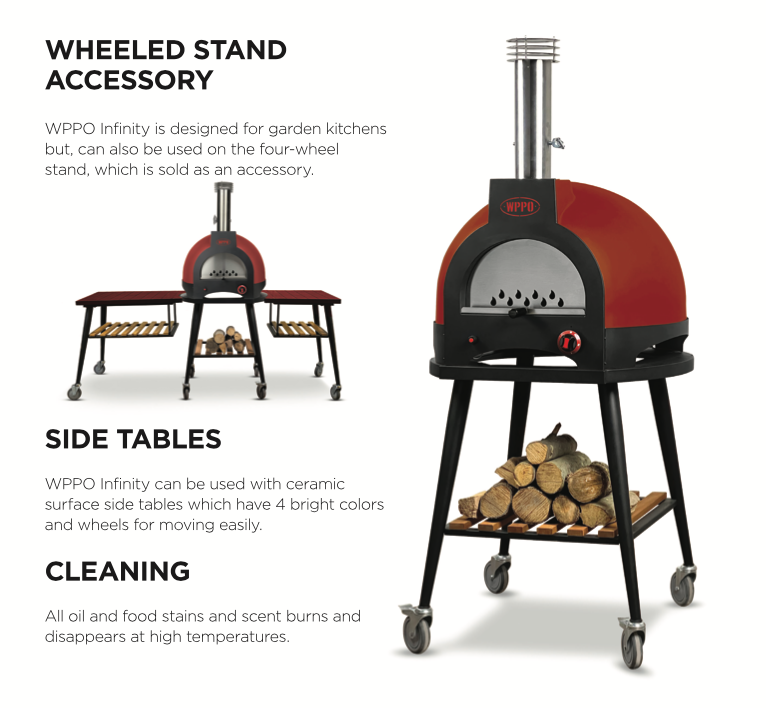 WPPO - Infinity 66 Wood / Gas Hybrid - 3 Pizza Oven. - WPPO LLC Direct