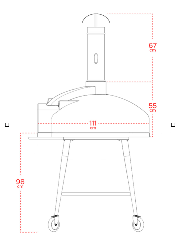 Wood Fired, Stone Oven for Bread not Pizza! Red Rock 100 - WPPO LLC Direct