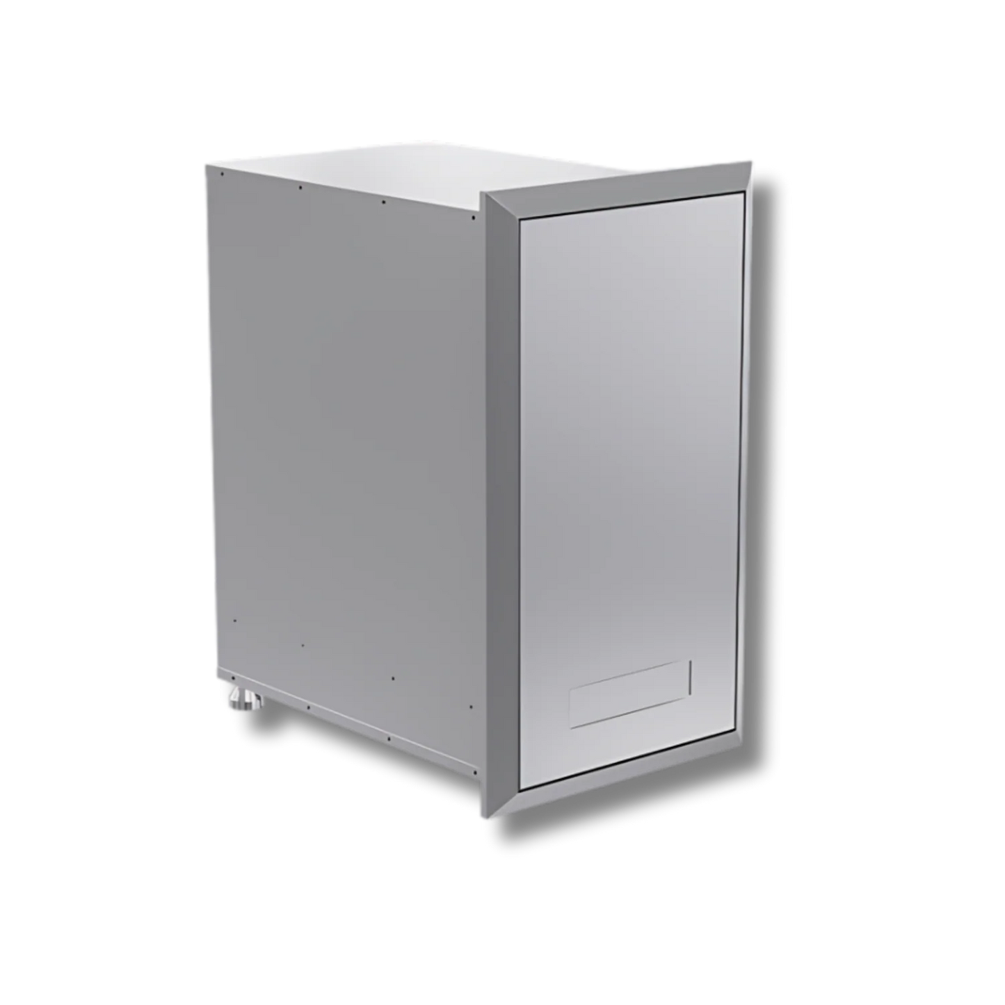 304 Stainless Steel Trash Drawer, with kick plate slide out system