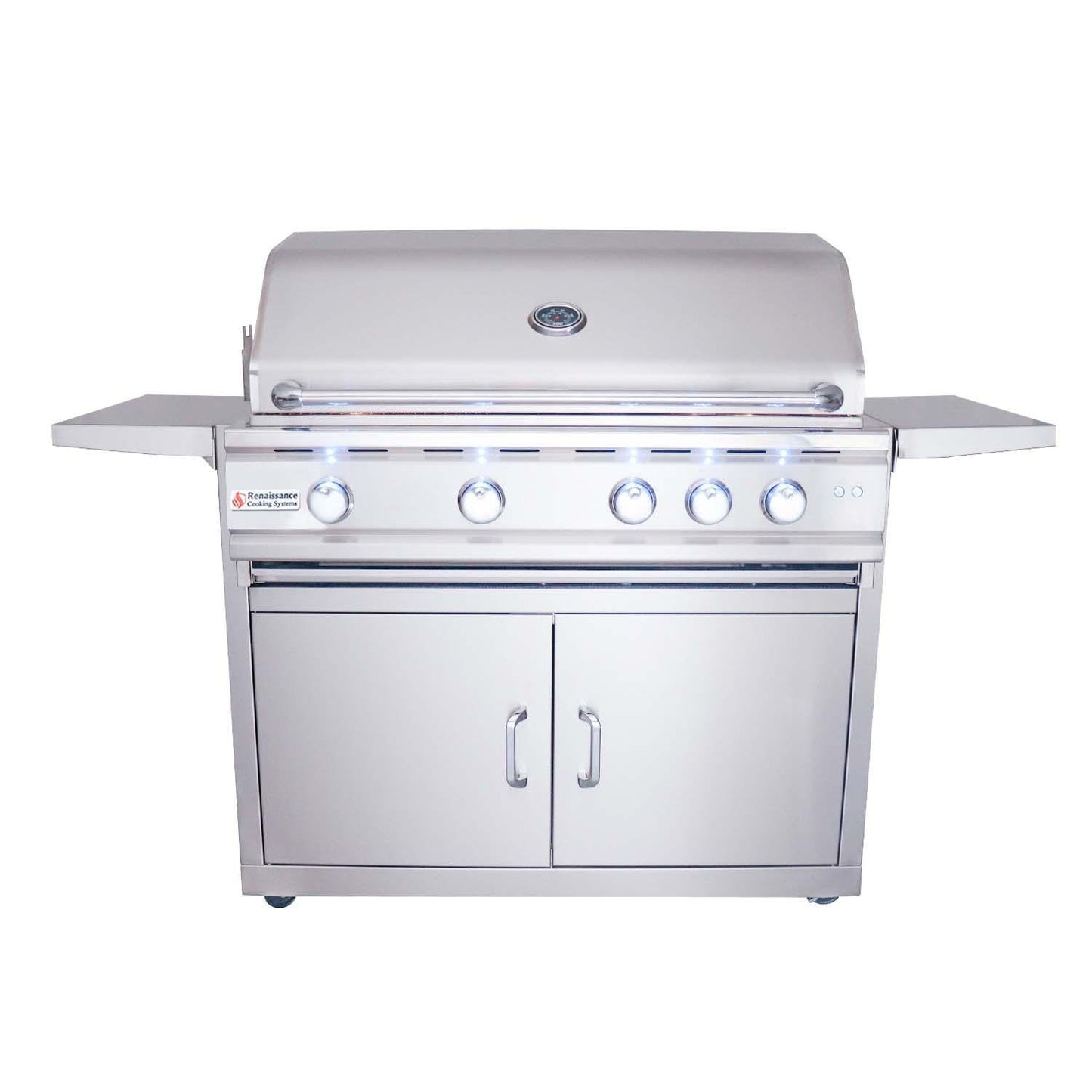 RCS Cutlass Pro 38 Inch Natural Gas Grill w/ Ceramic Briquette Tray Flame Tamers - RON38BCK - Image 1