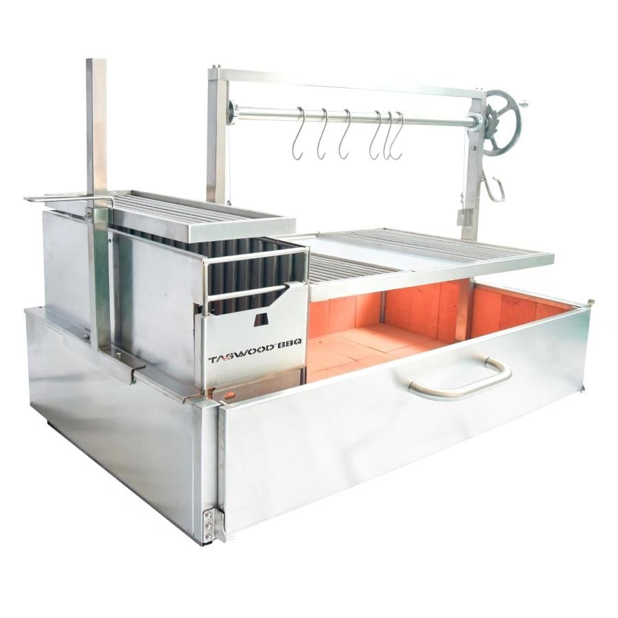 Tagwood BBQ XL Built-In Argentine Santa Maria Wood Fire & Charcoal Grill - BBQ25SS - Image 6